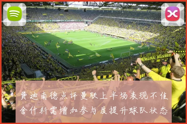 费迪南德点评曼联上半场表现不佳舍什科需增加参与度提升球队状态